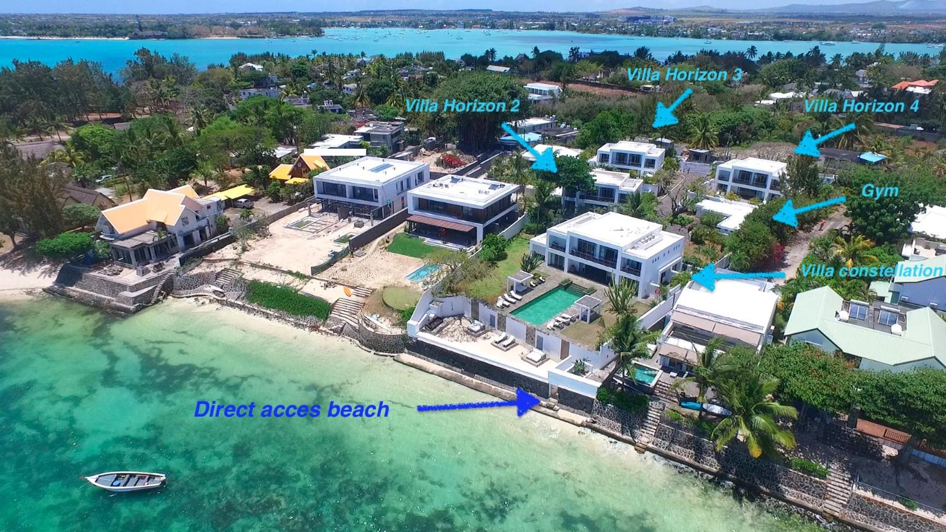Villa Horizon By Dream Escapes, Beachfront Villa 푸앵트 오 카노니에 외부 사진